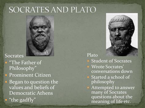 socrates and plato philosophical perspective